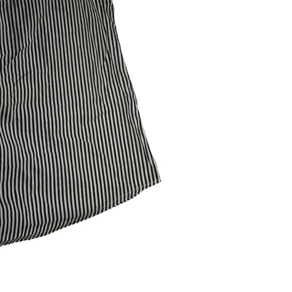 GAP Blue & White Striped Open Shoulder Shirt XS Lightweight Top - Picture 5 of 6